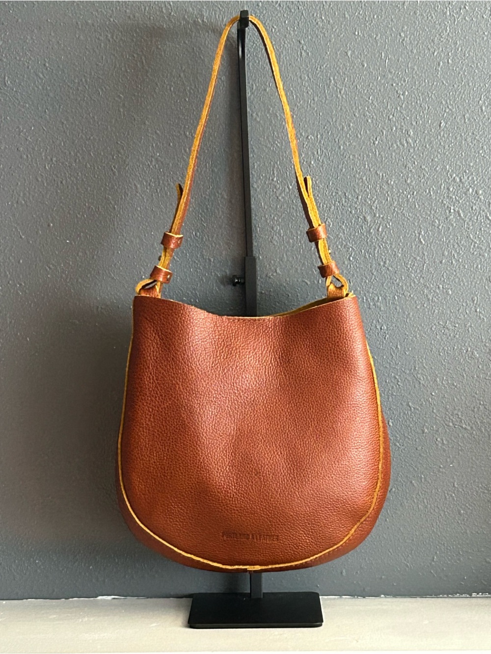 Portland Leather Olivia Shoulder Bag in Sienna - Picture 1 of 8